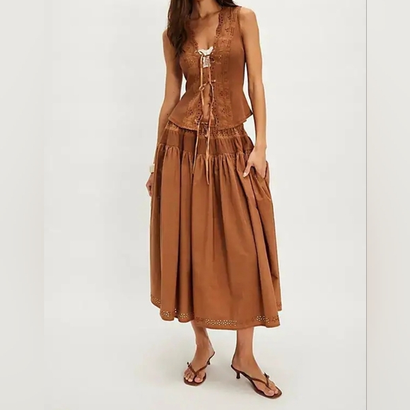 Free People Dresses & Skirts - Free People Gesibelle Set/Macadamia